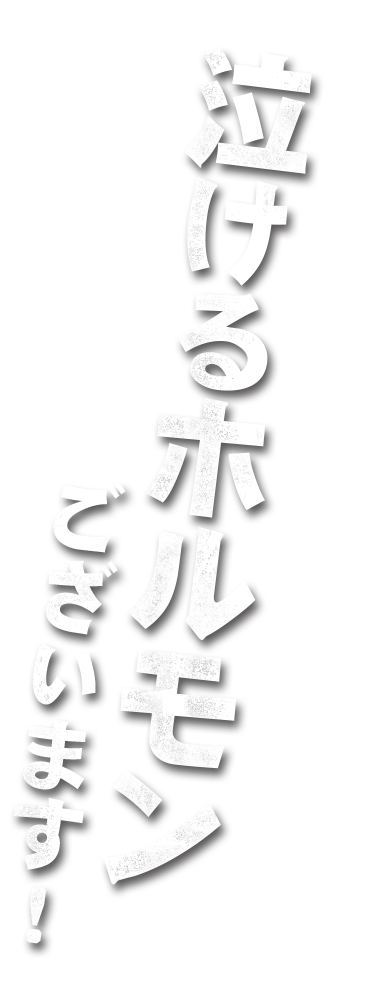 泣けるホルモンございます！